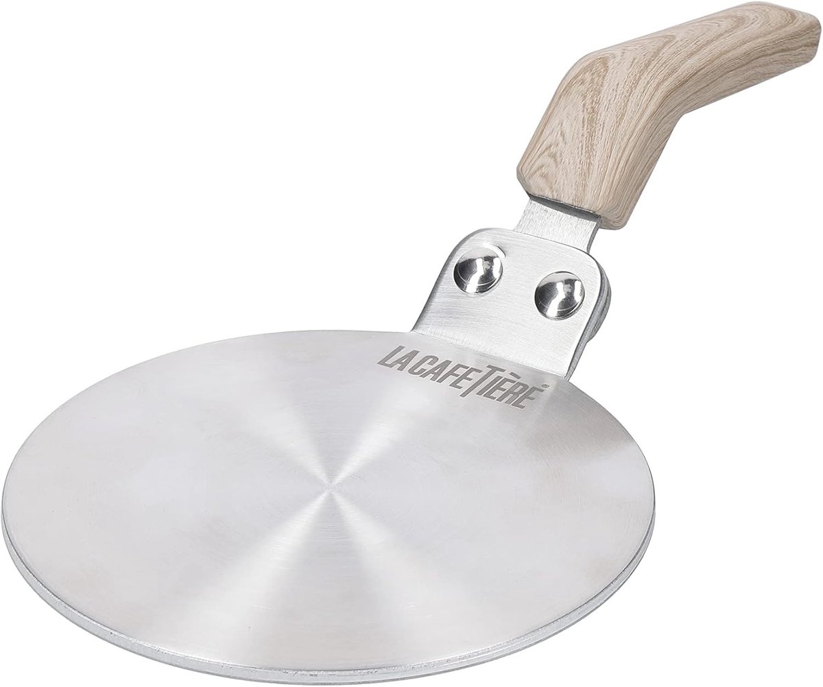 Inductie Ombouwplaat Zilver 13 cm Diameter Snelle Warmteoverdracht Voor Koffiezetapparaten en Kookgerei