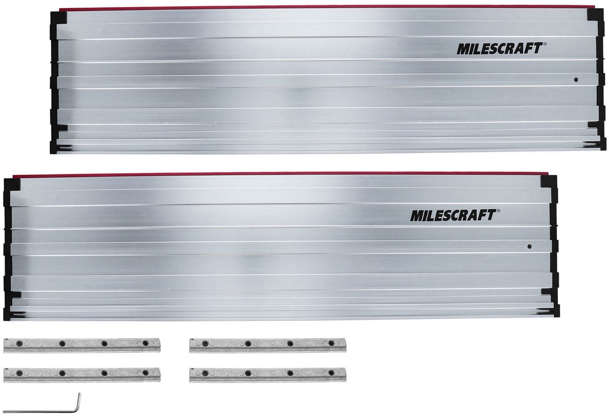 Milescraft GuideRails™ / Geleiderails 2x 70 cm voor TrackSawGuide