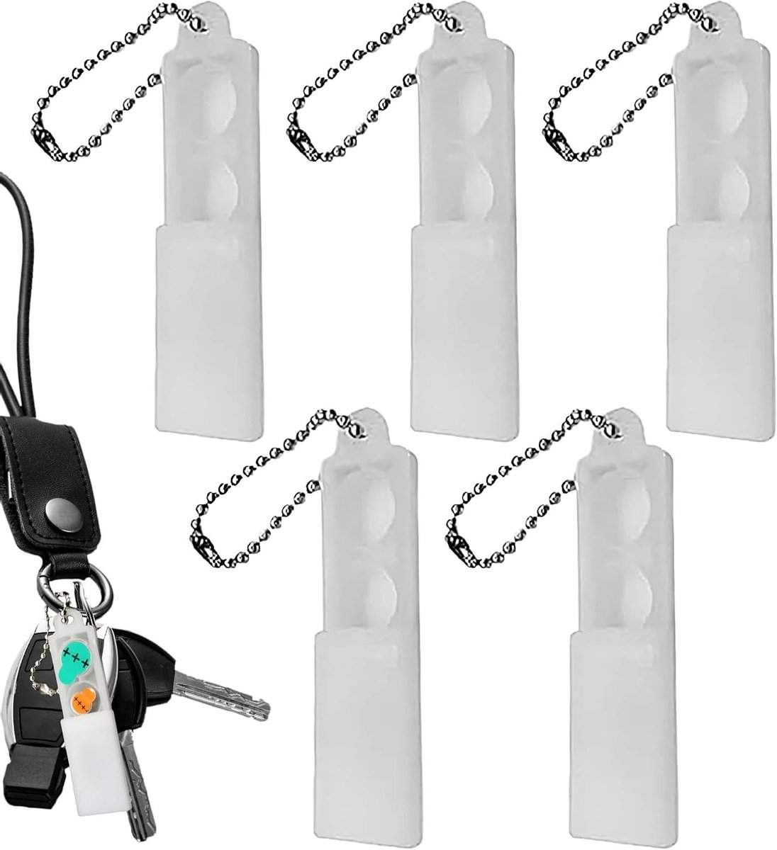 Batterijdoosjes - Reisetui - Veilige opslag - Waterdicht ontwerp - 5 stuks - Niet gespecificeerd