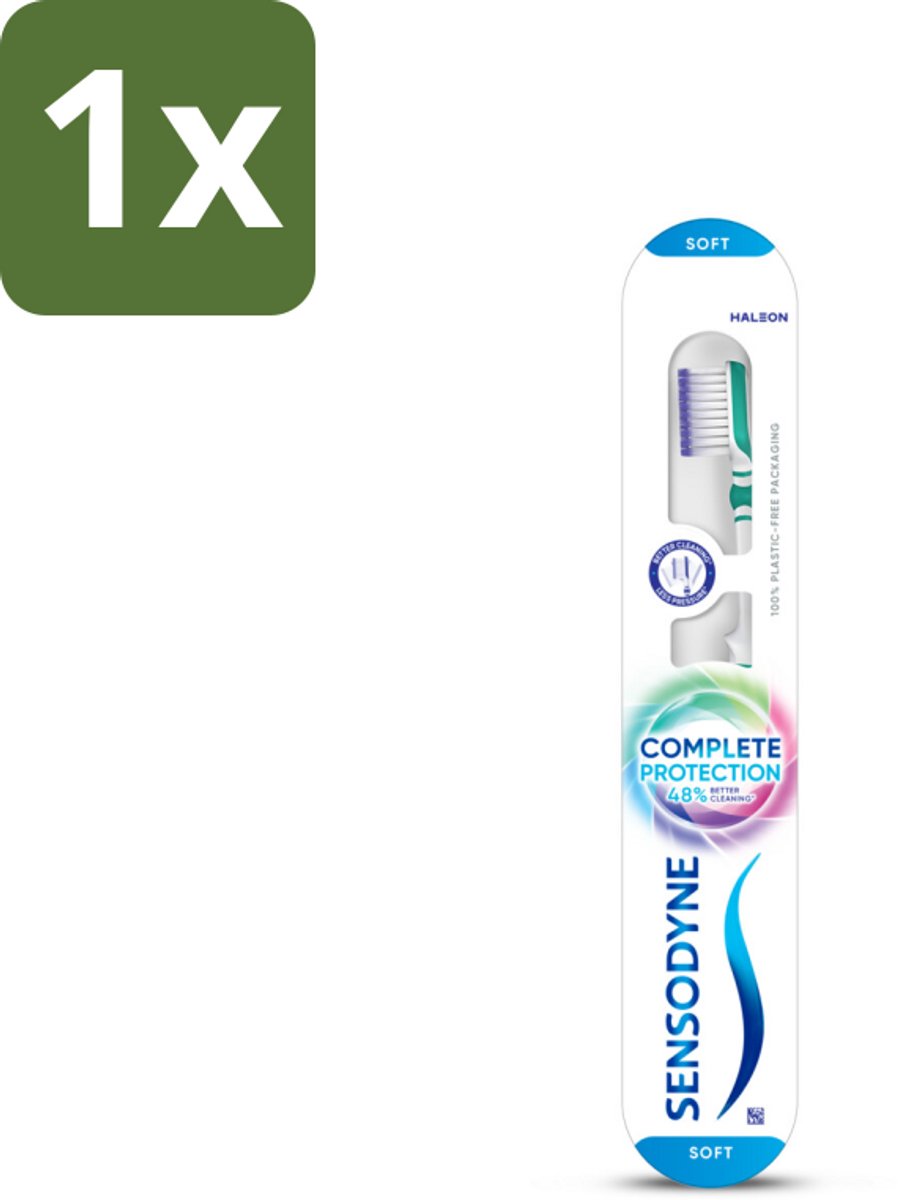 1 x Sensodyne - Tandenborstel - Complete Care Soft - Volledige Zorg - 1 tandenborstel - Gevoelige Tanden - Tandborstel - Mondverzorging - Tandenborstel Soft - Gevoelige Tandenborstel