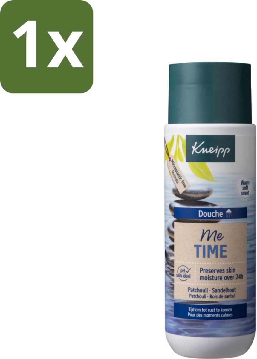 1 x Kneipp - Douchegel - Me-Time - 200 ml - Douchegel - Patchouli - Sandelhout - Ontspanning - Huidverzorging
