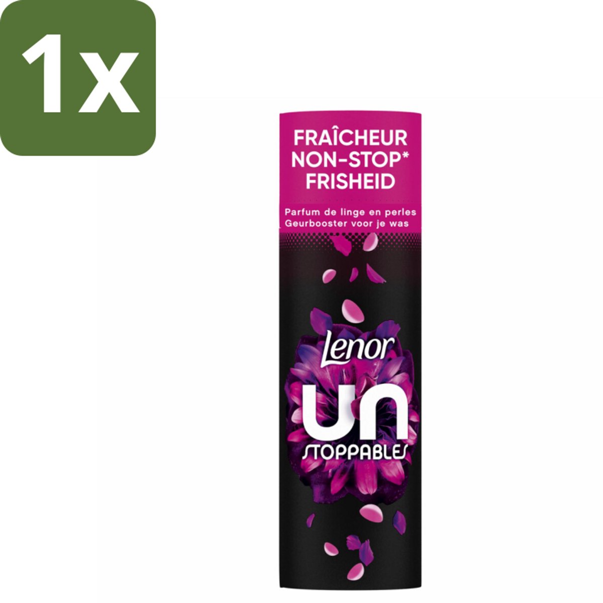 1 x Lenor Unstoppables - Geurbooster - Bloemen Fris - Non-Stop Frisheid - 19 Wasbeurten - Geurbooster - Bloemenfris - Langdurige Frisheid - Wasgeur - Wasadditief