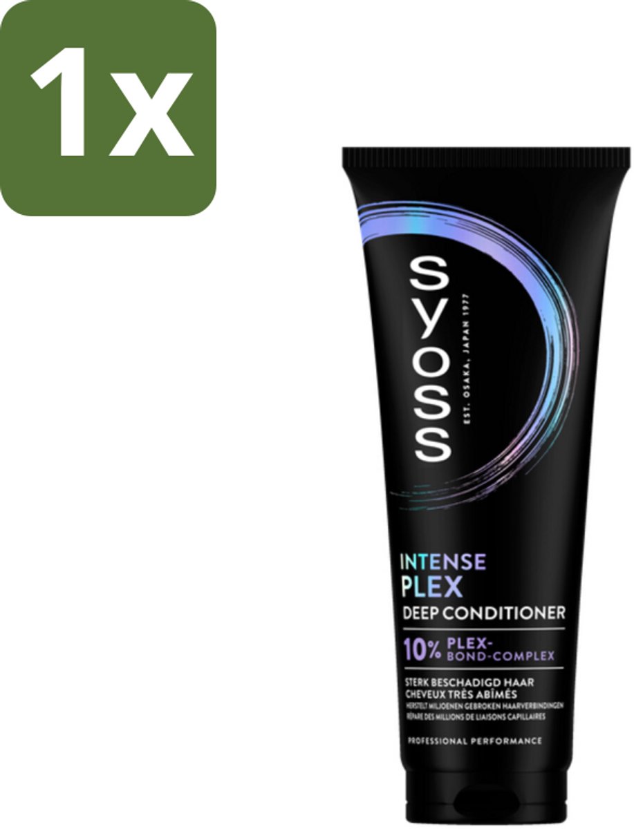 1 x Syoss - Plex - Conditioner - Herstelt Haarbruggen - 250 ml - Haarherstel - Haarbreuk - Haarstructuur - Haarverzorging - Haarversterking