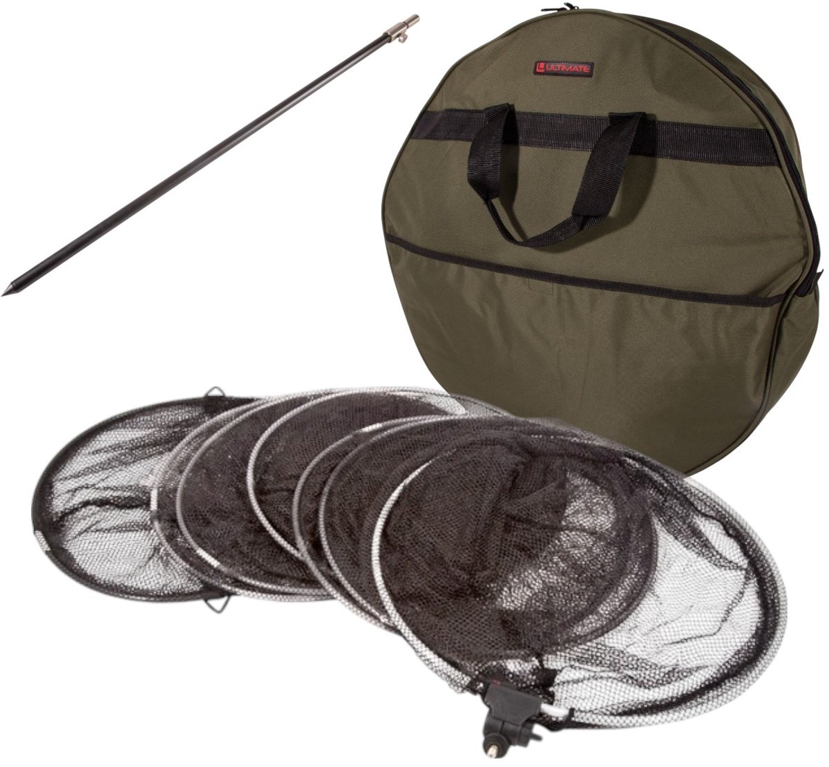 Ultimate Round Keepnet Set 4m - Witvis Set