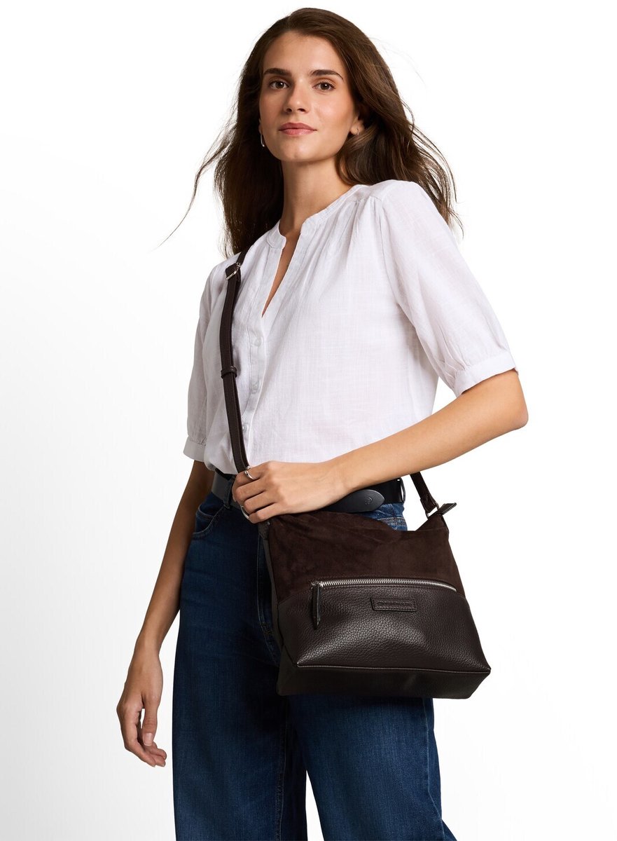 Tom Tailor - TTGIA M schoudertas van imitatieleer - Maat ONESIZE - mixed brown