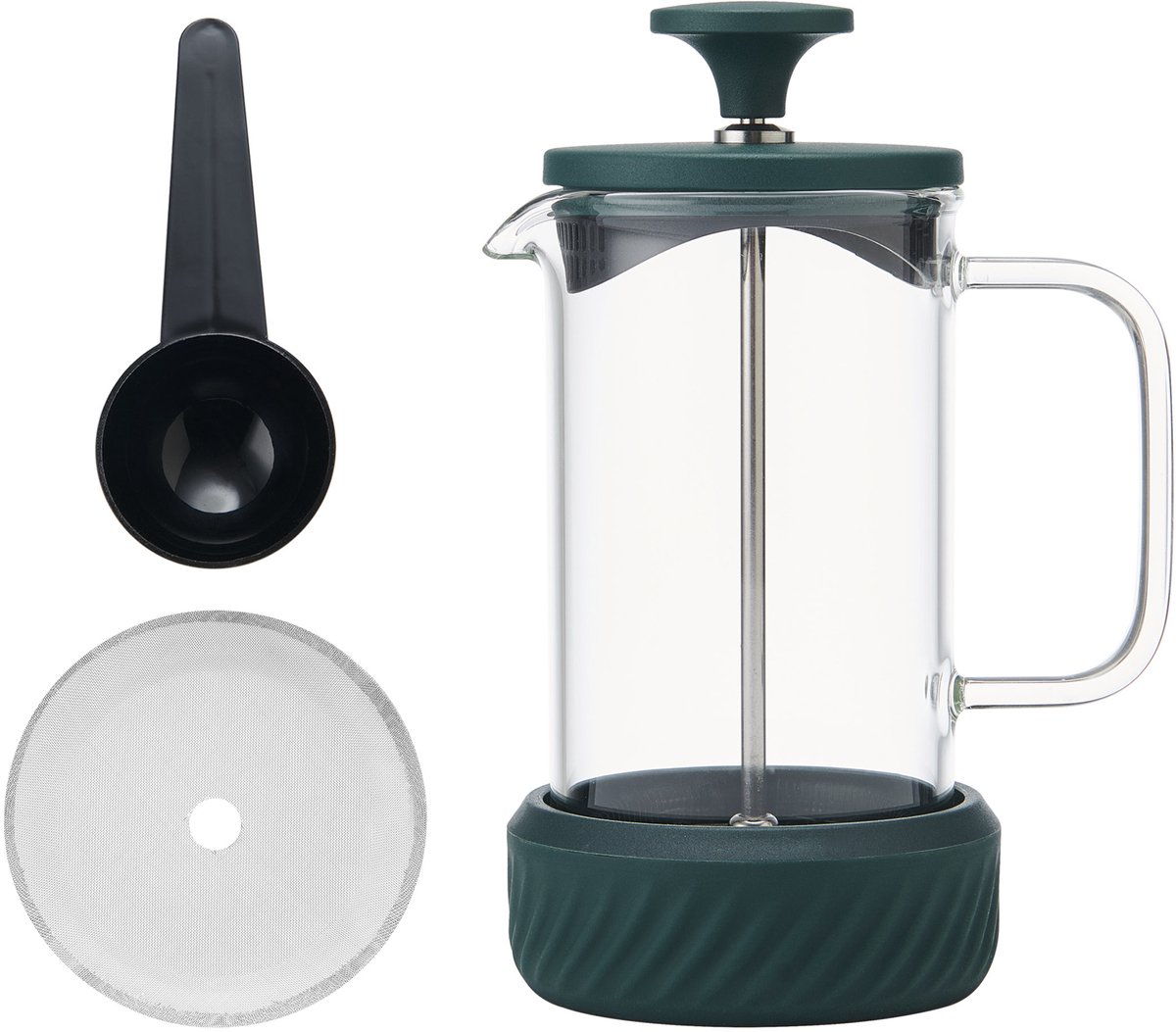 La Cafetière - Zero Cafetière - RVS - No Mess - Groen - 3 Kops - 350ml