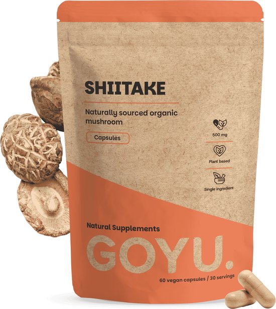 GOYU® - Shiitake Capsules 500 mg Biologisch 60