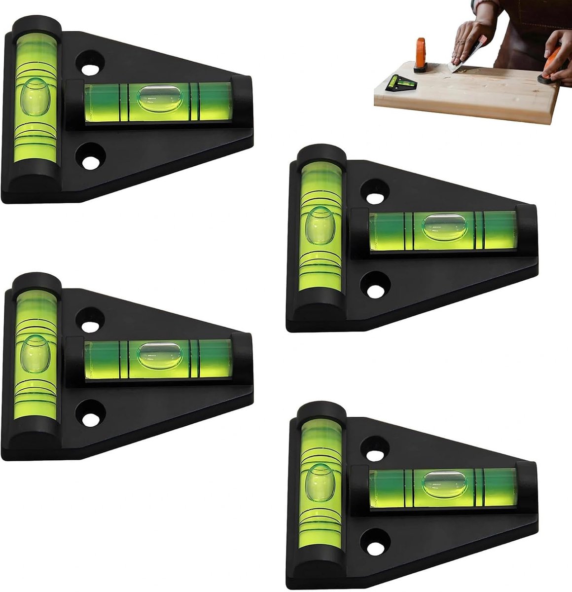 Kleine waterpas, magnetische mini-waterpas, kruiswaterpas, camperaccessoires, duurzaam en onbreekbaar - ShopVlot