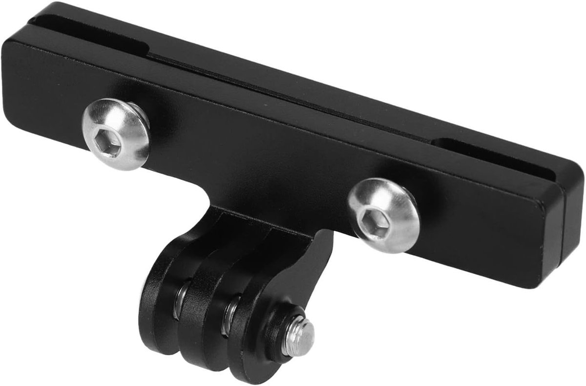 Bicycle Camera Holder, Aluminum Camera Extension Bracket Bicycle Saddle Camera Rail Mount Holder Adapter Clamp for Hero - ShopVlot