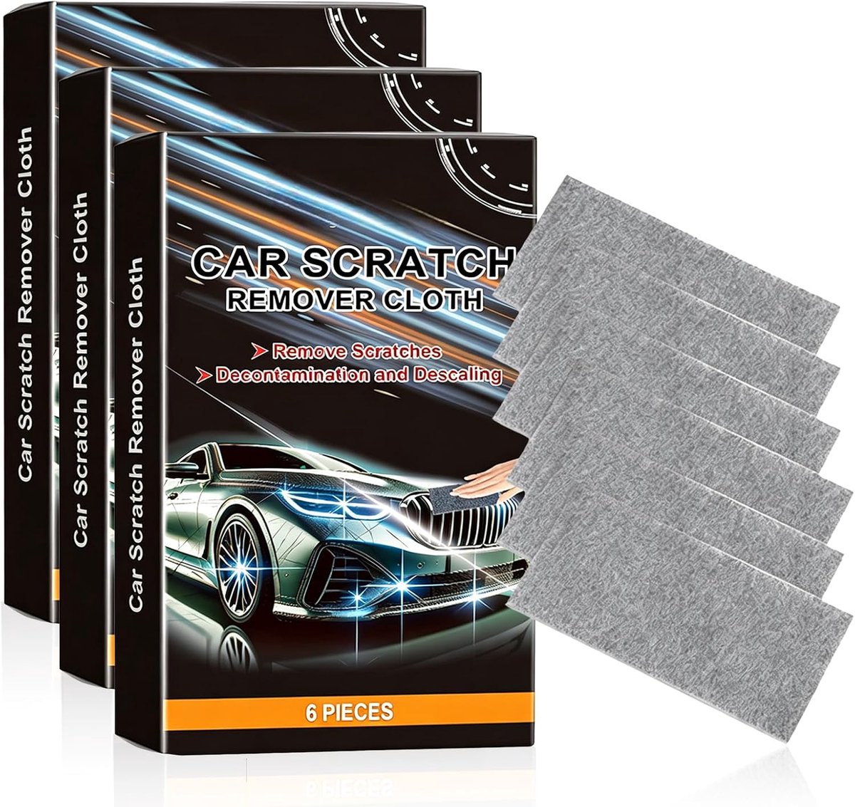 18 stuks Nano Scratch Remover Car Nano Polish Car Scratch Repair - ShopVlot