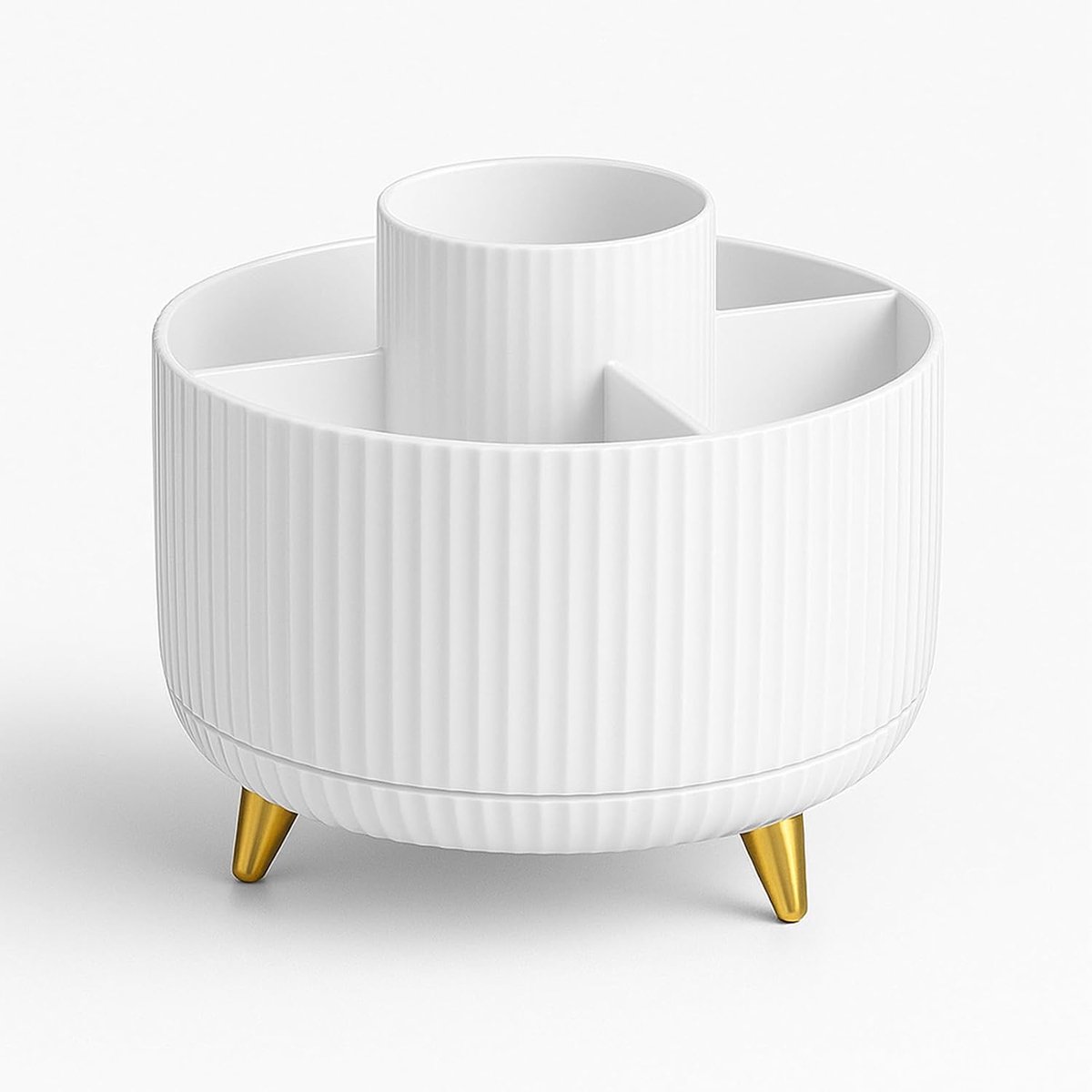 KAIYAYA Rotating Desk Organizer, 5 Piece Rotating Pen Holder for Office and Home Use - ShopVlot