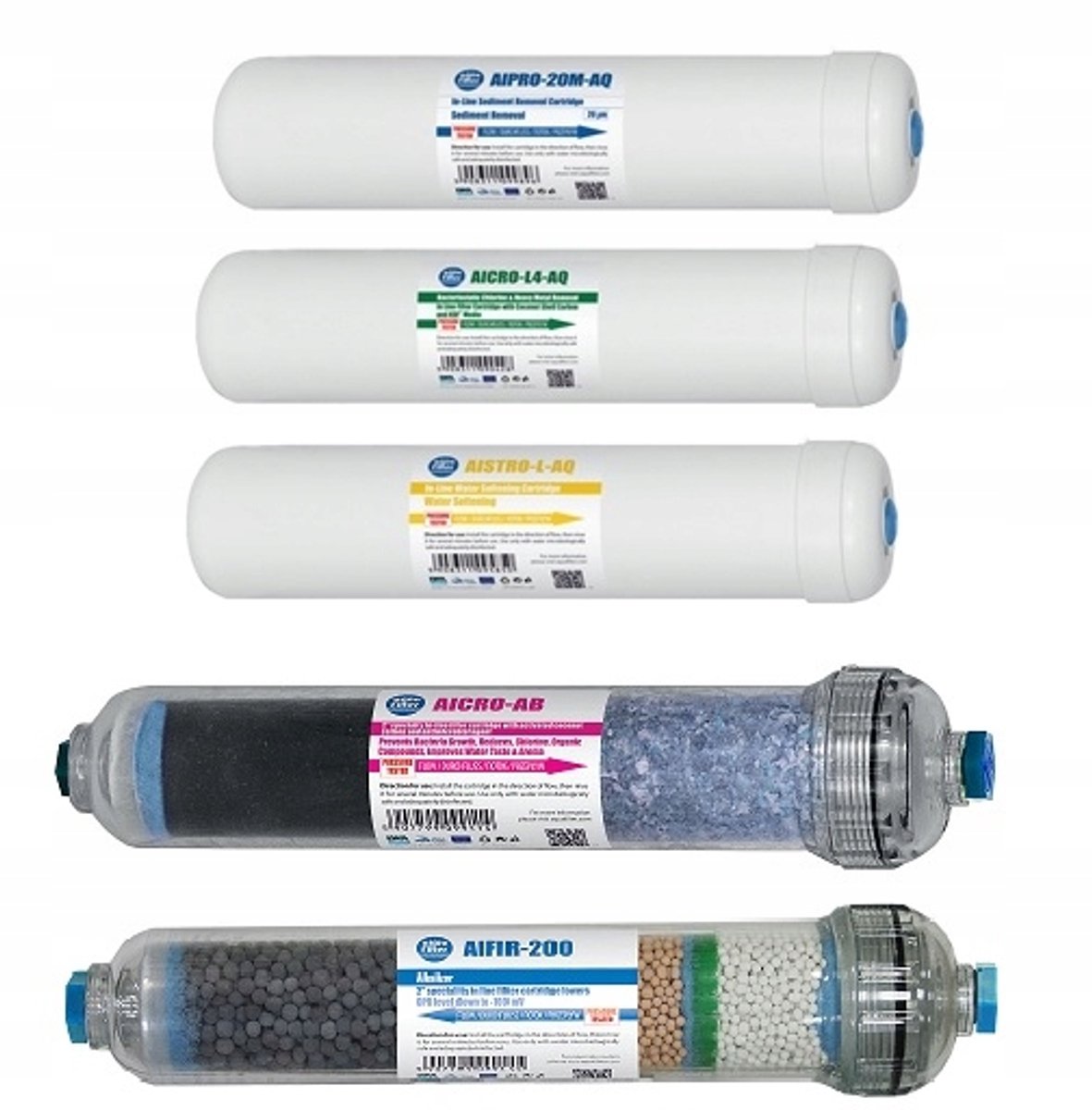Aquafilter EXCITO-CL Complete set waterfilterpatronen (5 stuks)
