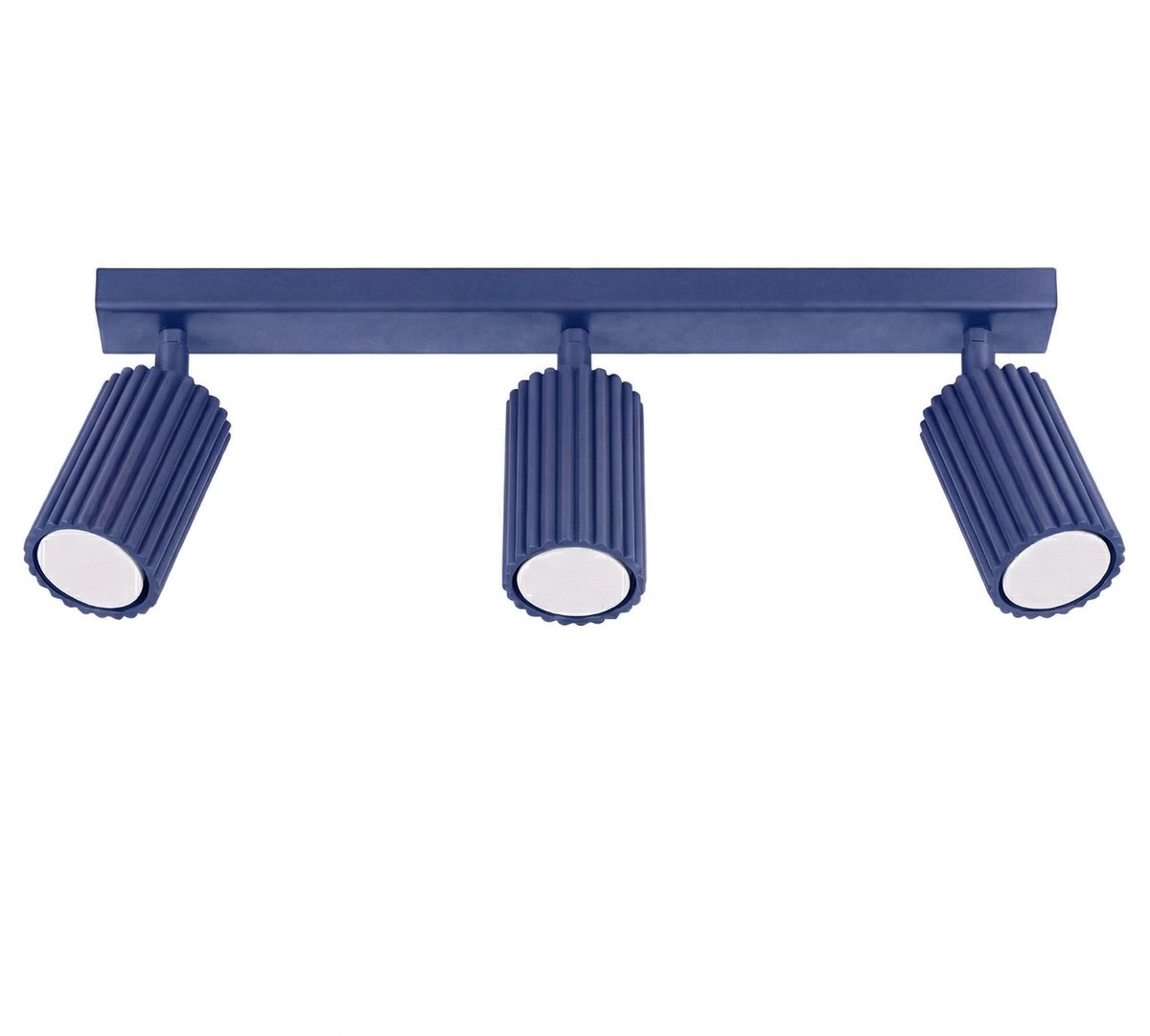 Sollux Lighting Plafondlamp Karbon - GU10 - ultramarijn - aluminium - 45x6.5x16.5cm