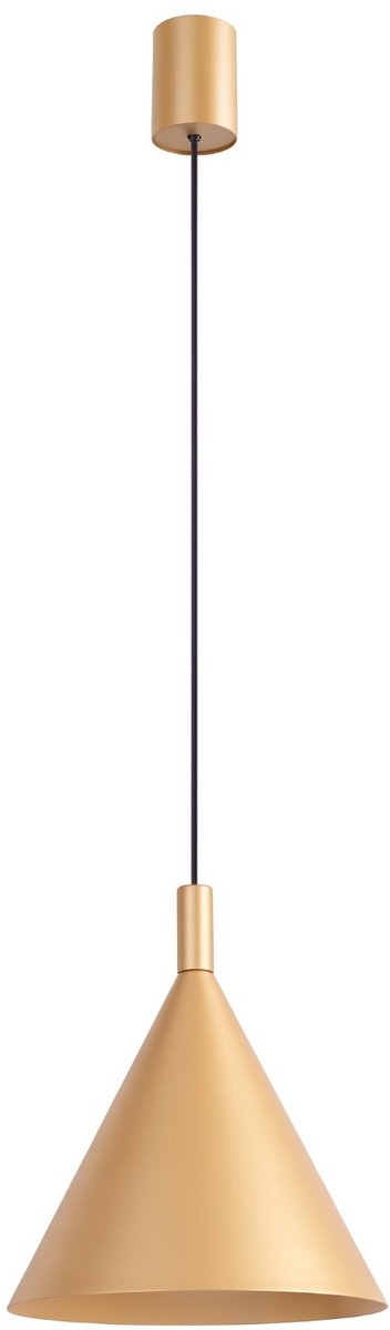 Sollux Lighting Hanglamp Nox - E27 - goud - staal - 24.5x24.5x140cm