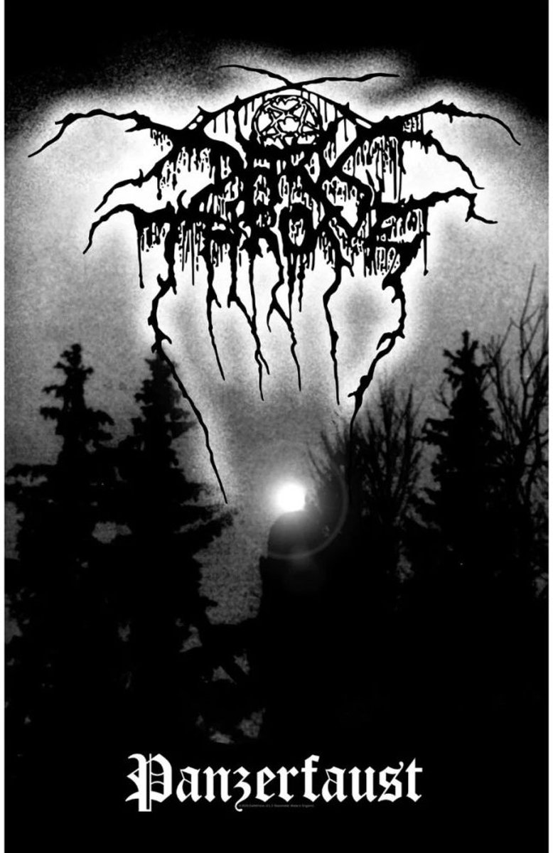 Darkthrone - Panzerfaust Textiel Poster - Zwart/Grijs