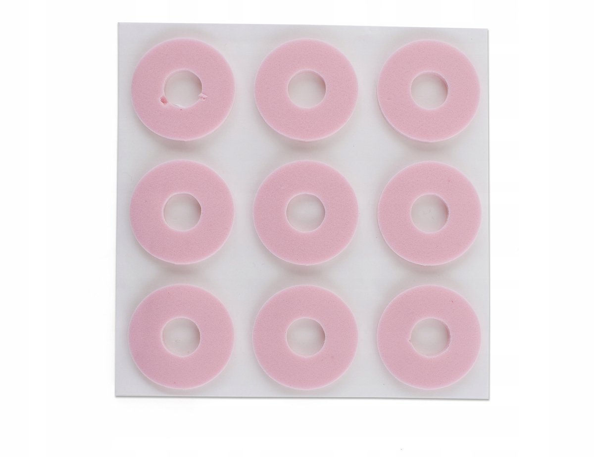 9x beige Schuimpleisters voor Blaar- en Eeltbescherming