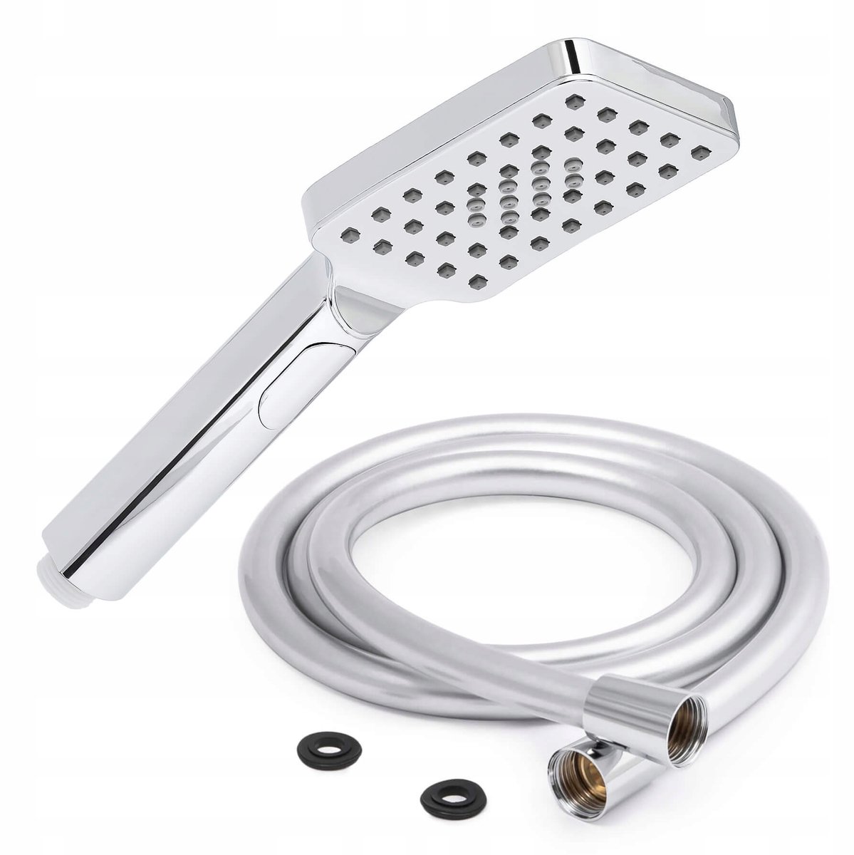 Douchekop Set met 150cm Slang - 3 Functies - Zilver