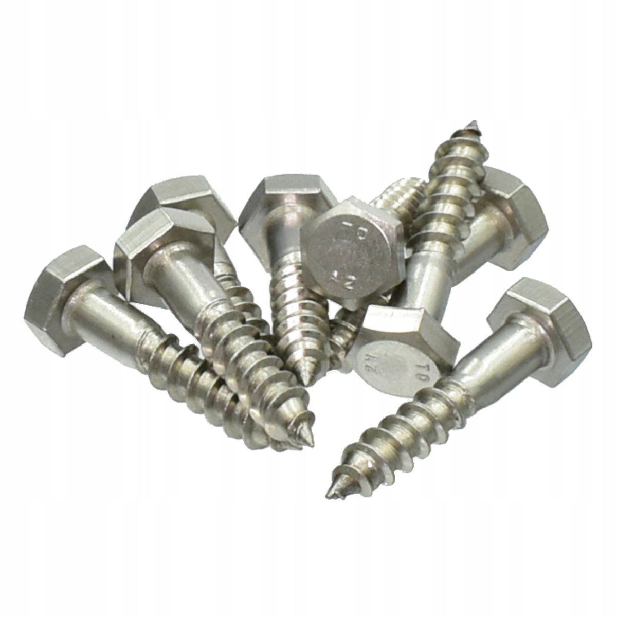 RVS Houtschroeven DIN 571 A2 - 8x40mm (1 stuk)