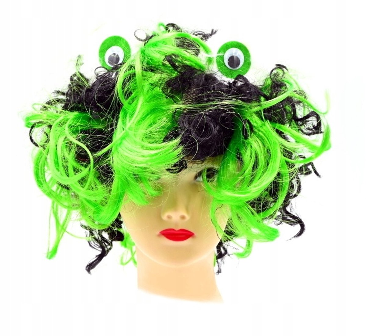Merkloze Afro Pruik - Grappig Verkleedaccessoire