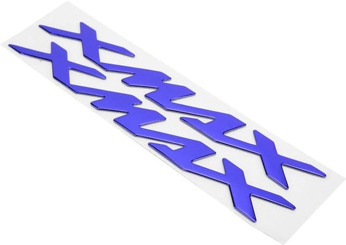 Embleemstickers 3D - Motorfietssticker - Premium Zwarte Decals - Waterdicht - Eenvoudige Plaktoepassing - Voor X-Max 125/250/400 - Motorfietsstickers