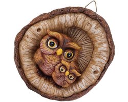 Zeizafa Reading Gnomes Tree Faces Decors Outdoor Garden Statues Hanging For Garden Resin And Flower Pots Landscape - ShopVlot