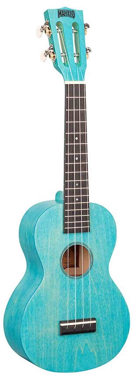 Mahalo ML2AB Island Series Concert Ukulele – Aqua Blue