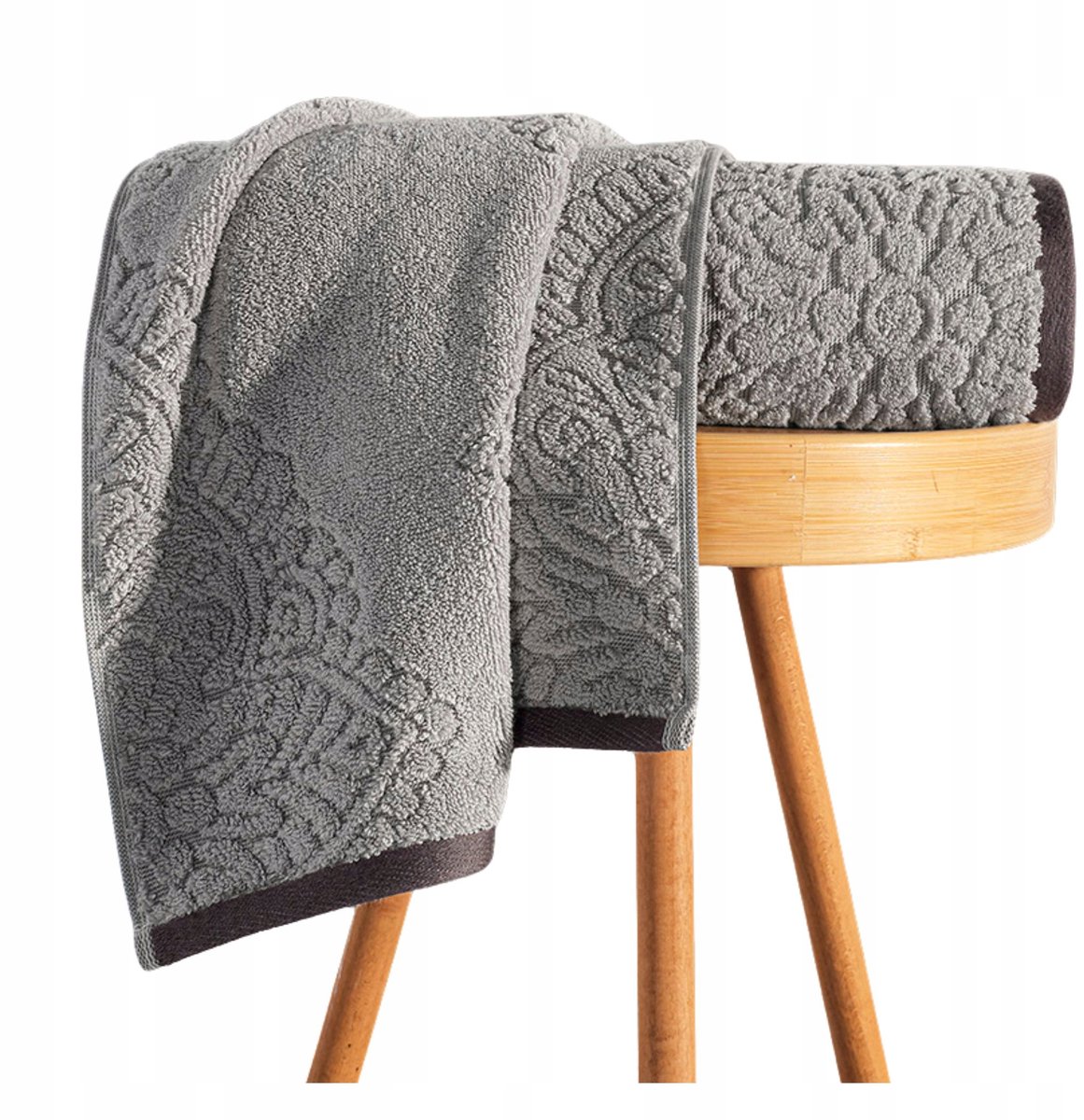 Luxe Katoenen Handdoek 50x90 cm - Zacht & Absorberend - Grijs