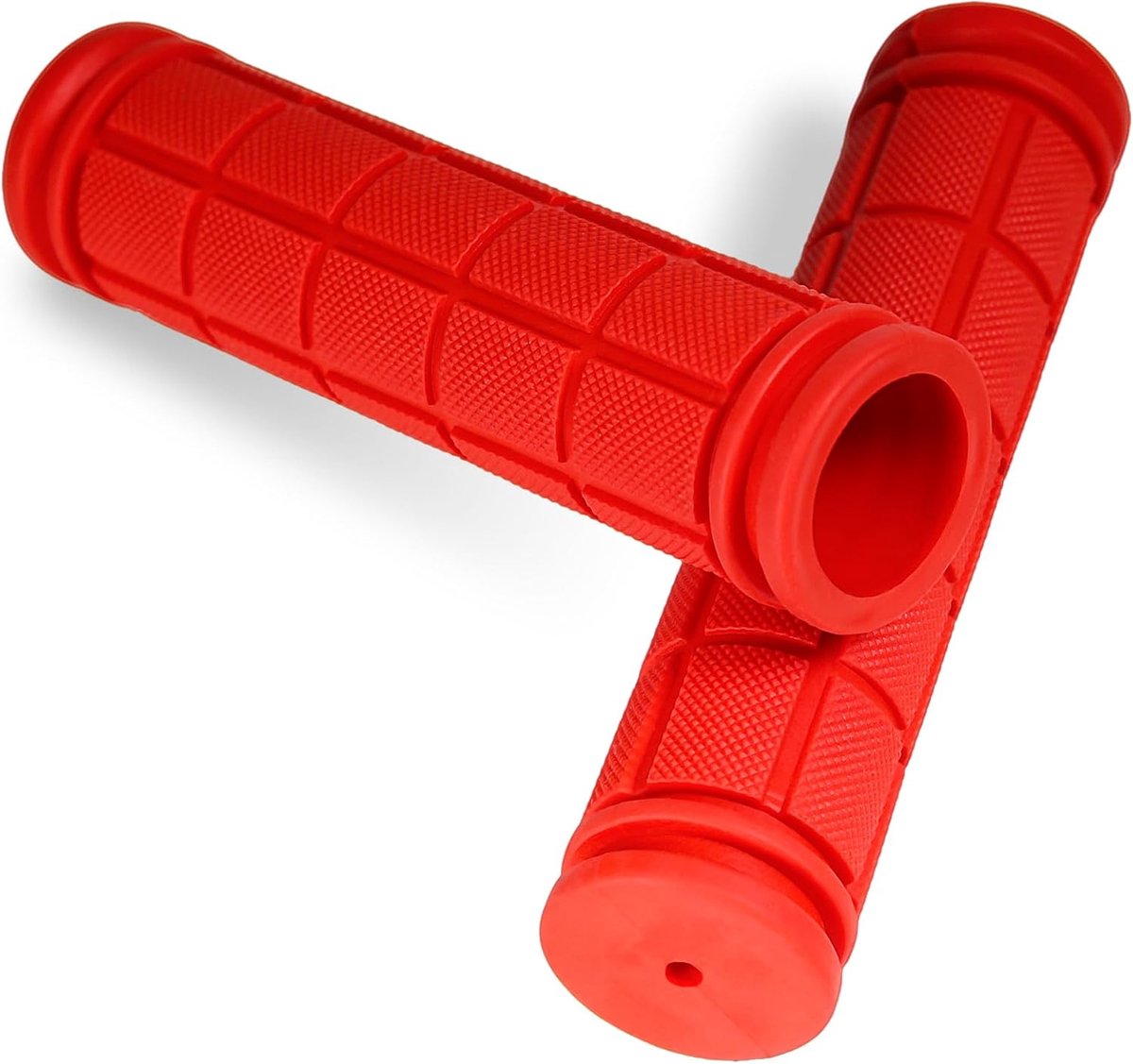 Fietshandvatten 22mm - ergonomisch ontwerp - zacht rubber - perfect grip voor mountainbike - ShopVlot