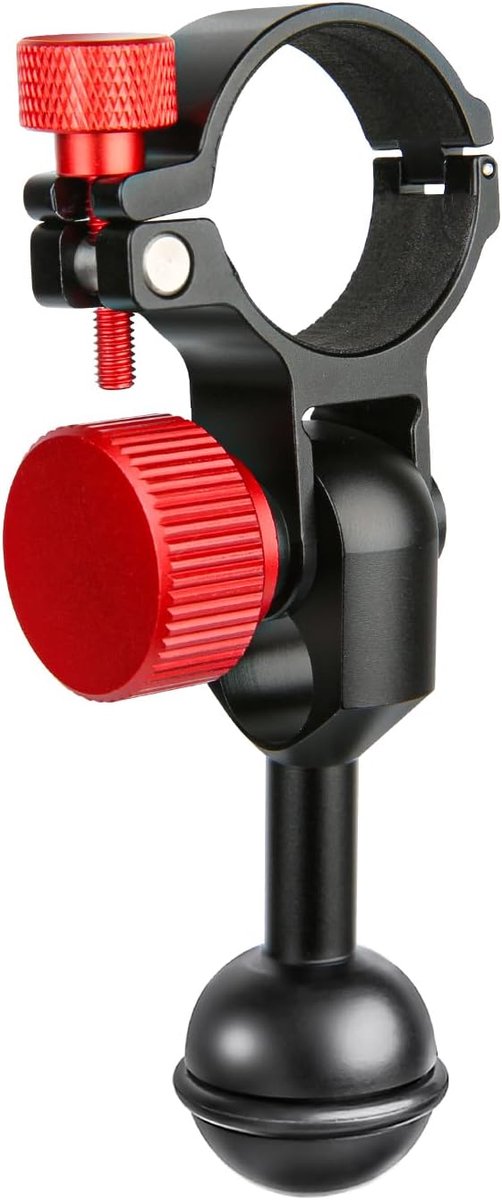 1 inch Ball Head naar YS Clip-on Onderwater Licht Adapter voor Tynny-13FD Onderwater Licht, Geschikt voor Onderwater - ShopVlot