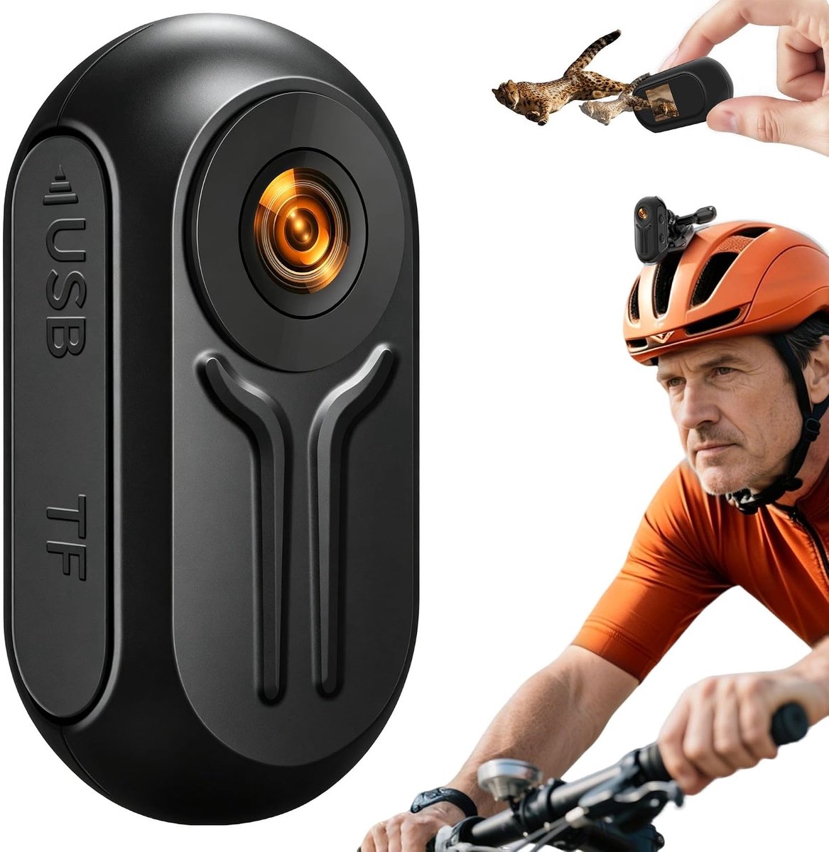 Mini Action Cam 1080P bodycam met 0,85 inch display - ShopVlot