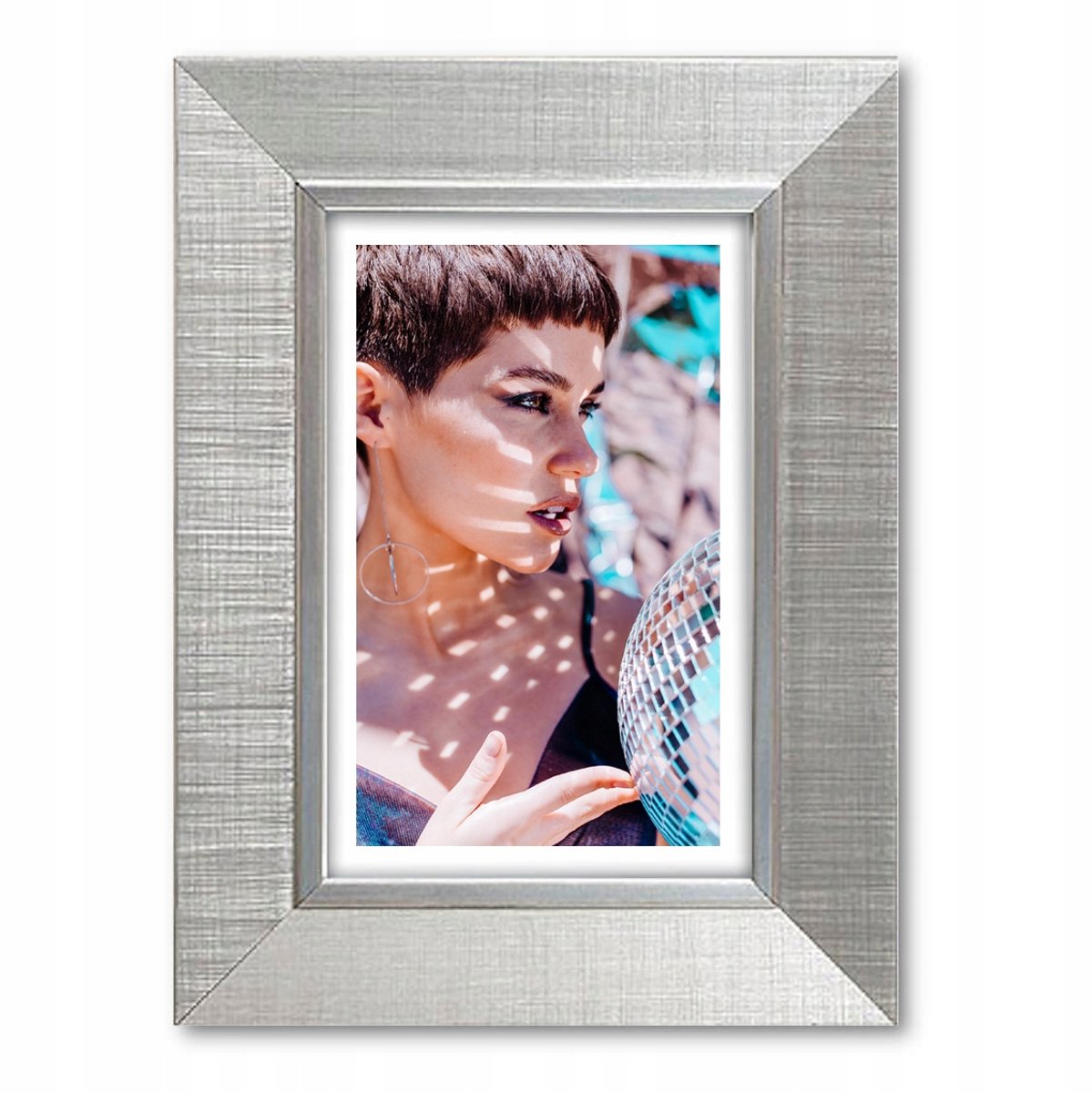Decoratieve Zilveren Fotolijst A6 10x15 cm - Hoge Kwaliteit