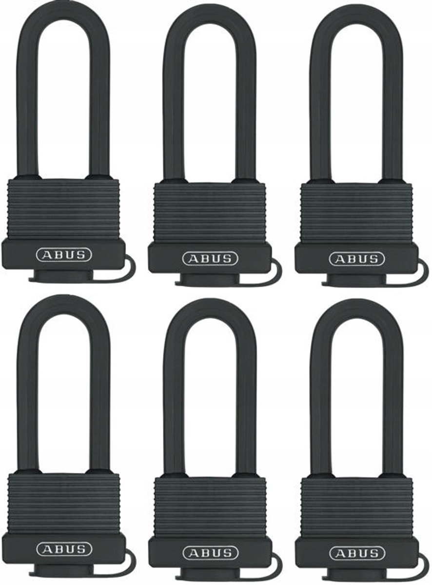 ABUS Kettingslot 6 stuks - Eén sleutel systeem