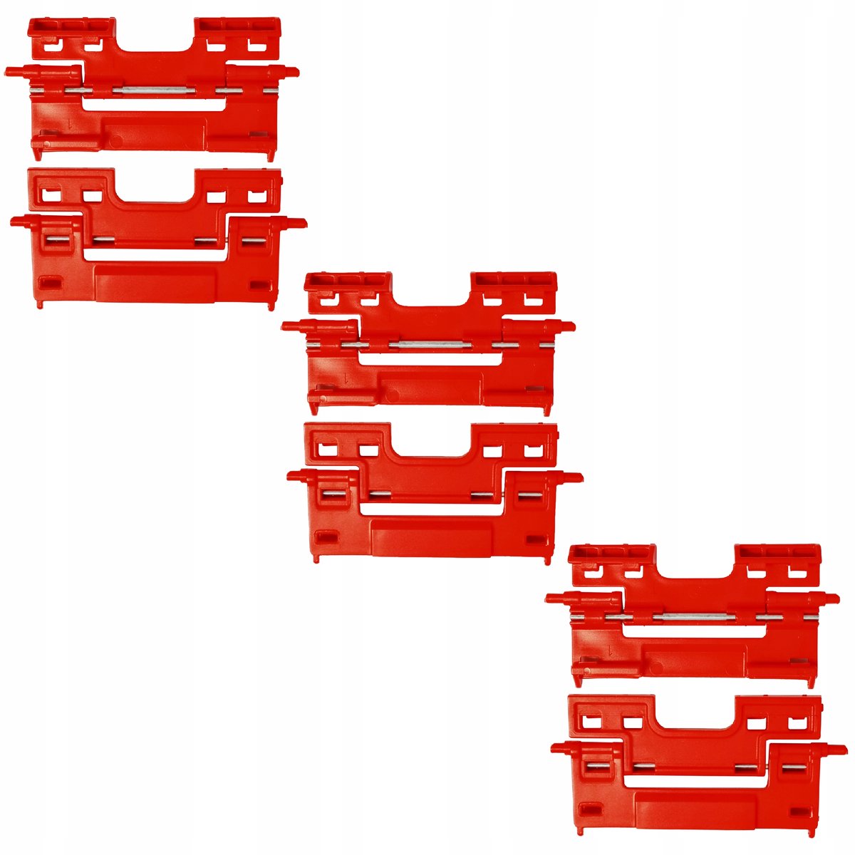 6x Zijconnector Sluiting voor Gereedschapskisten Qbrick PRO/ONE