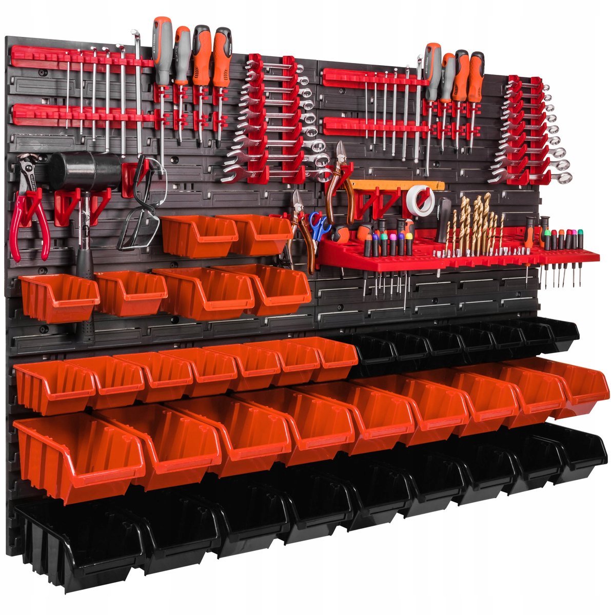 Gereedschapswand 115x78cm met 38 Bakken - Werkplaats Organizer