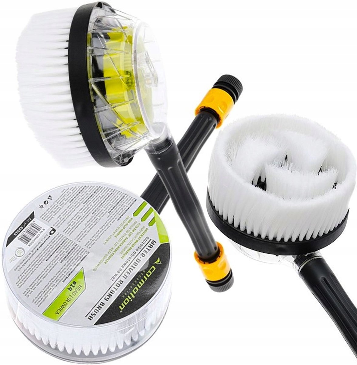 Draaiende Wasborstel voor Auto's & Tuinmeubelen - 14cm