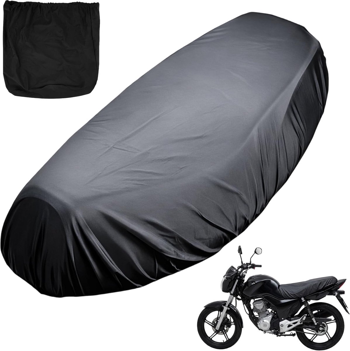 Universele motorzittinghoes 60 x 92 cm, waterafstotend Oxford-stof, met opbergtas