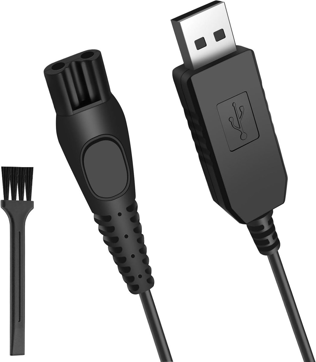 Oplaadkabel scheerapparaat 15V - USB - Stabiele spanning - Veilig opladen - ShopVlot