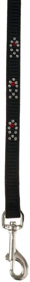 Zolux 'Night Fish' Kattenlijn 1m/10mm Zwart met Strass