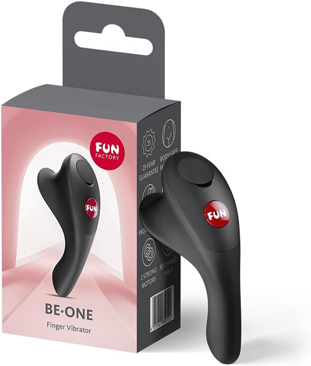 Vinger vibrator met dubbele motor - siliconen - 5 vibratieprogramma's - intens genot voor koppels - ShopVlot