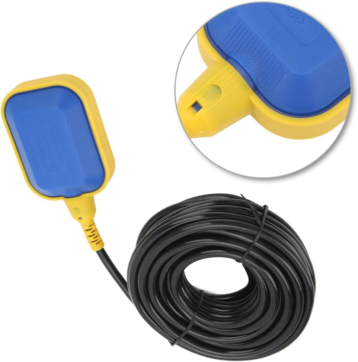Float Switch, Water Level Controller with Float and 10 m Cable, Level Switch, Inverter Contact for Submersible Pumps - ShopVlot