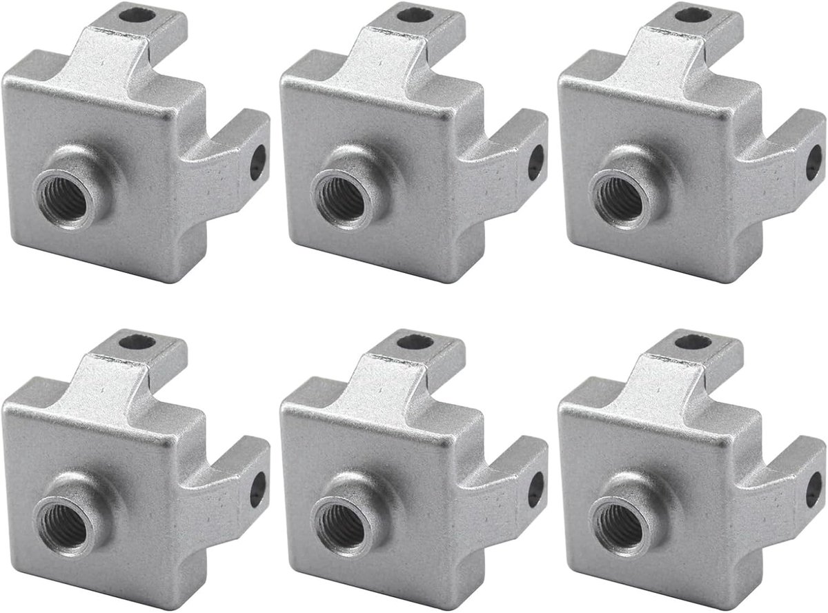 (4PCS) 4545 M12 Foot End Connector Floor Mount Base Bracket for T Slot Aluminum Extrusion Profile - ShopVlot