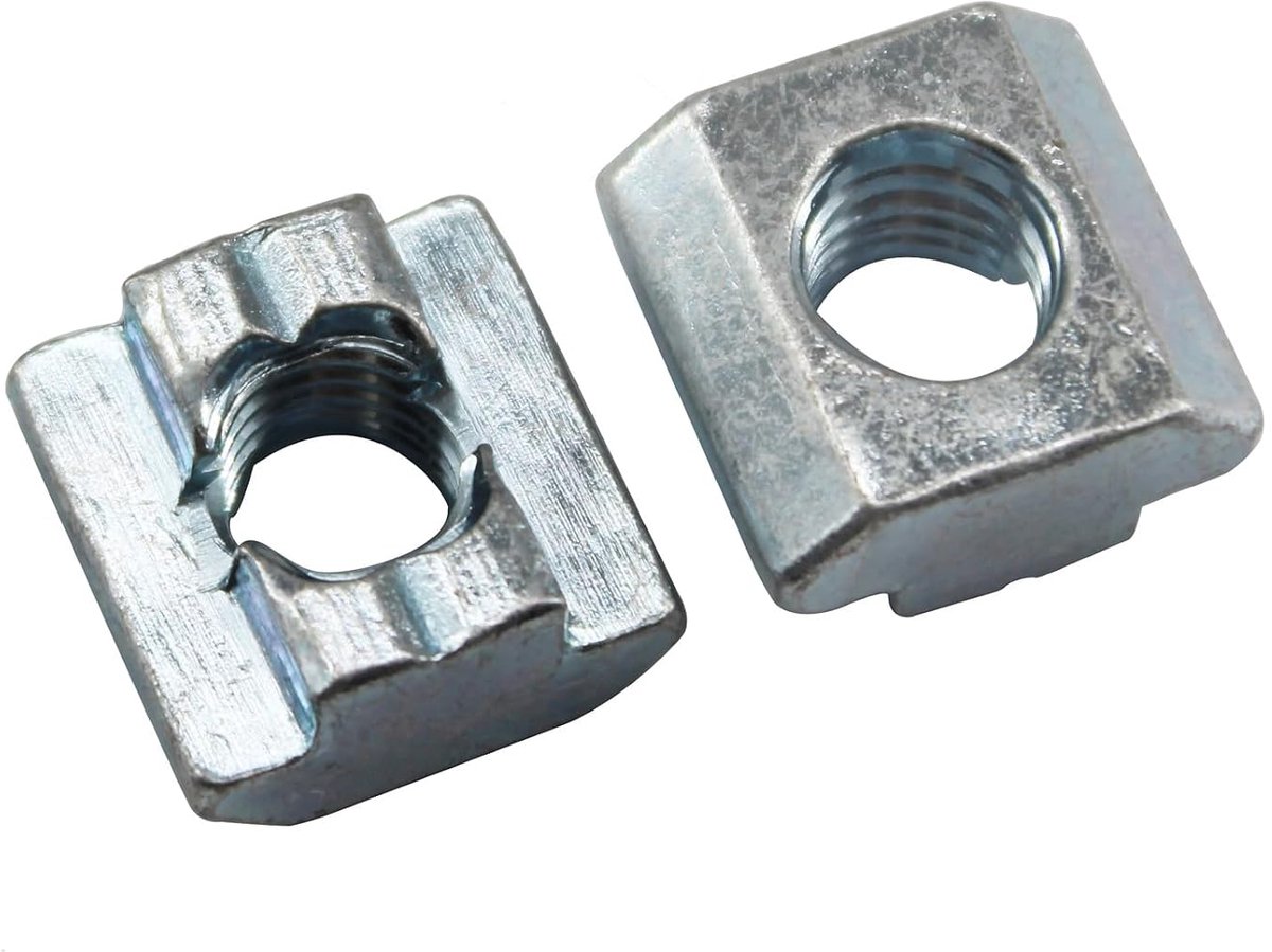 (20pcs) 4040 M6 Sliding T Nuts Carbon Steel Metric Thread Hammer Head T Slot Nut for Aluminum Extrusion Profiles - ShopVlot