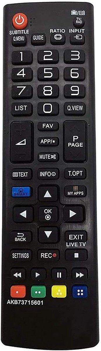 allimity AKB73715601 Remote Control Fit For LG TV 32LN570R 32LN575S 39LN575S 42LN570S 42LN575S 47LN575S 50LN575S - ShopVlot