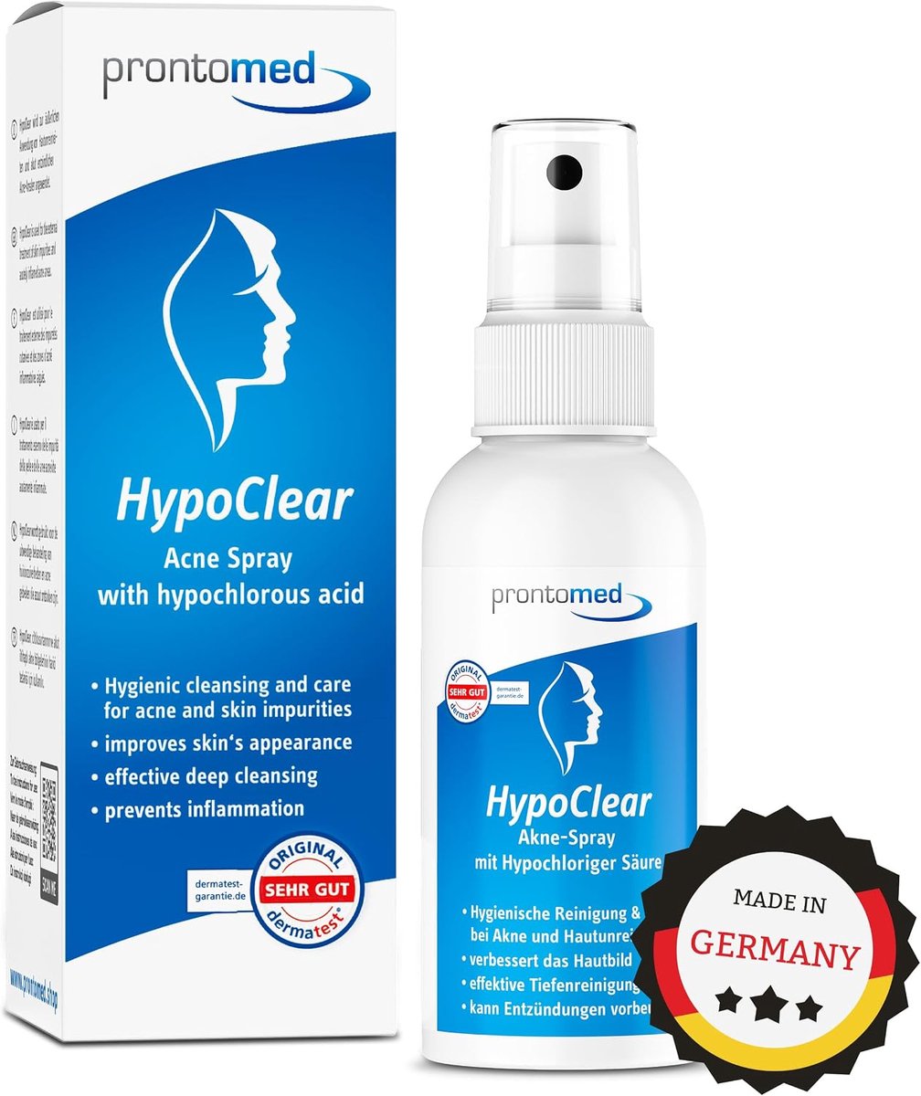 Akne-spray 75 ml - Hypochloorzuur - Voor heldere huid - Effectieve huidverzorging - ShopVlot
