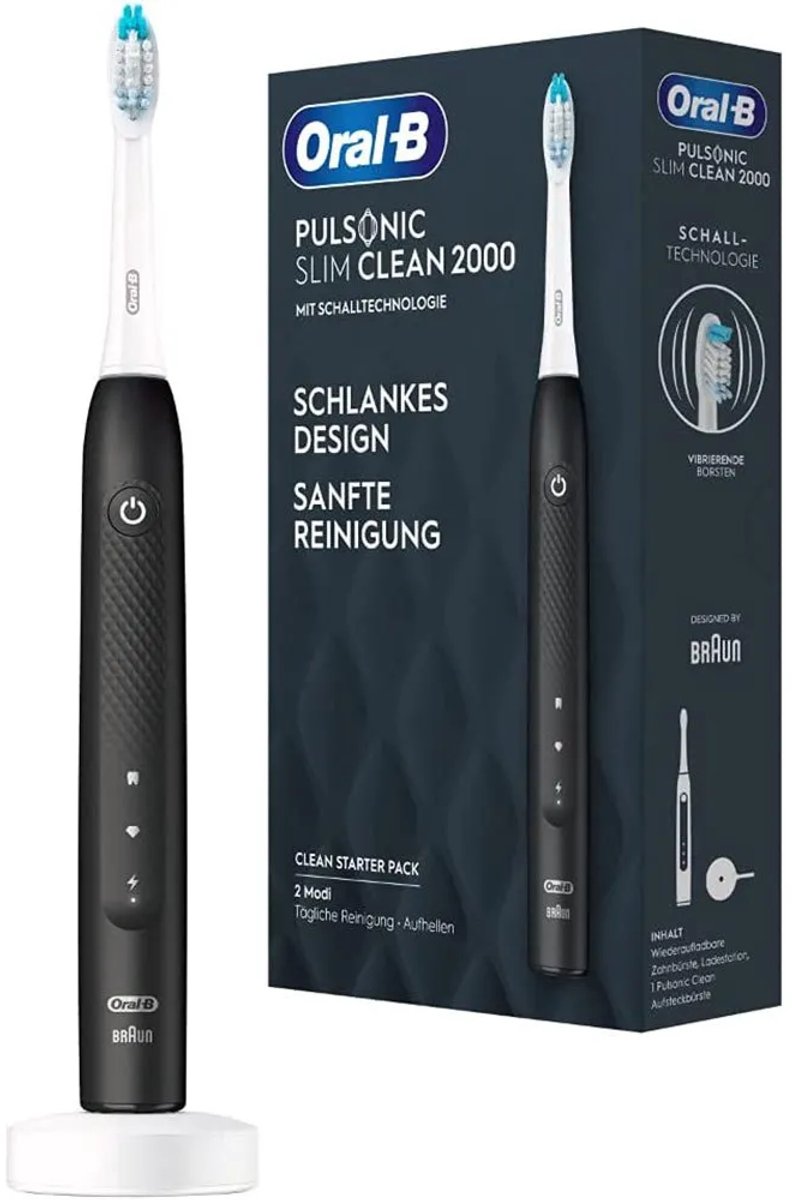 Oral-B Elektrische tandenborstel Pulsonic Slim Clean 2000 zwart 1 st