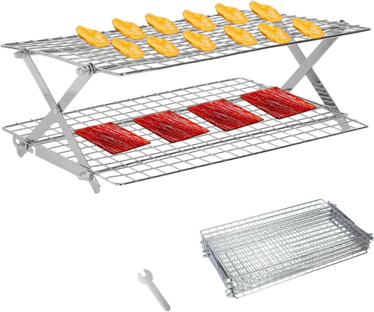 Inklapbaar radiatorrooster, 40 x 25 cm, verstelbaar roestvrijstalen bankframe, X-vormige structuur, koelrooster voor - ShopVlot