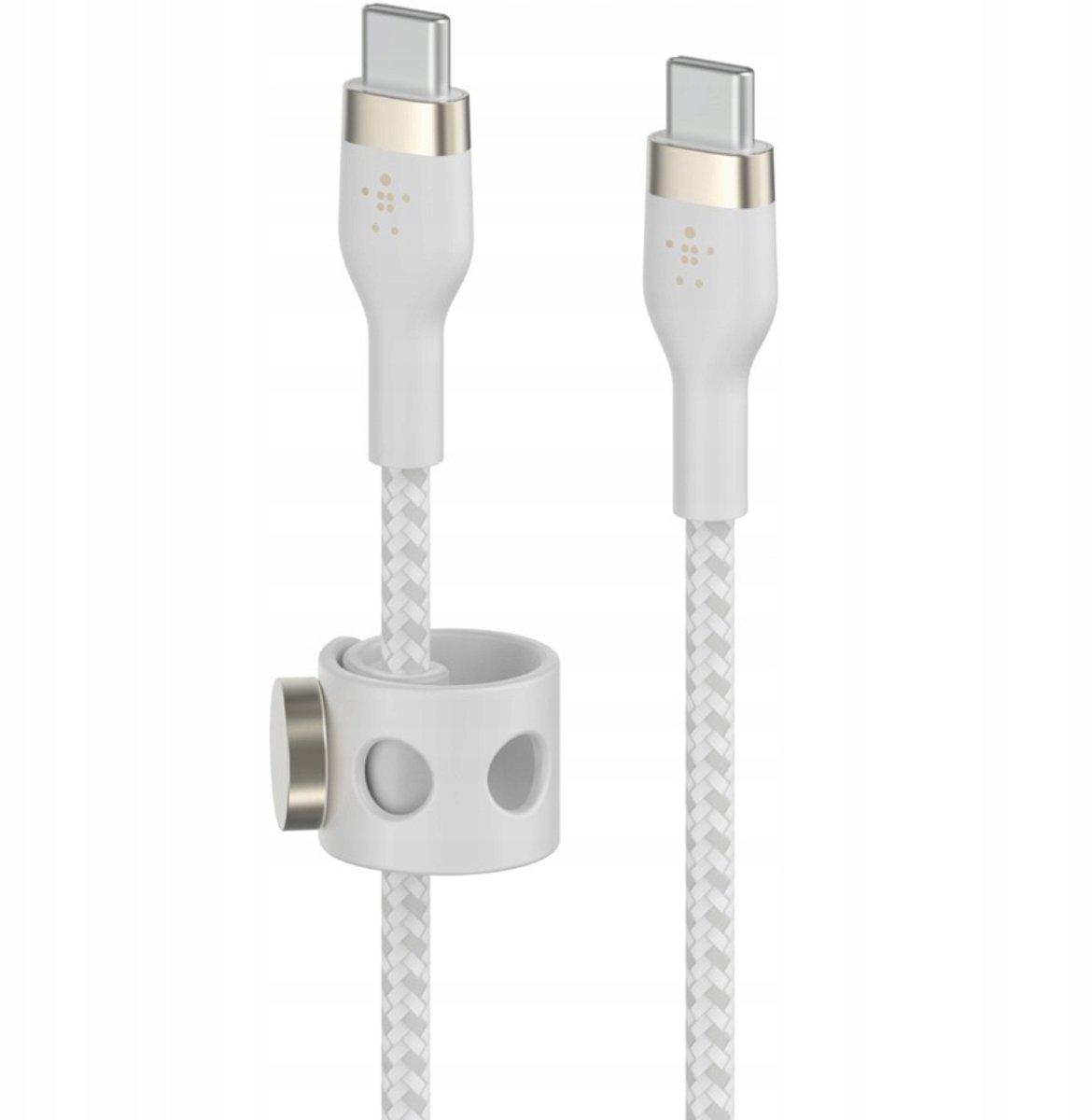 Belkin Boostcharge Usb-c-naar-usb-c 2.0 Gevlochten Siliconen 2 M Wit