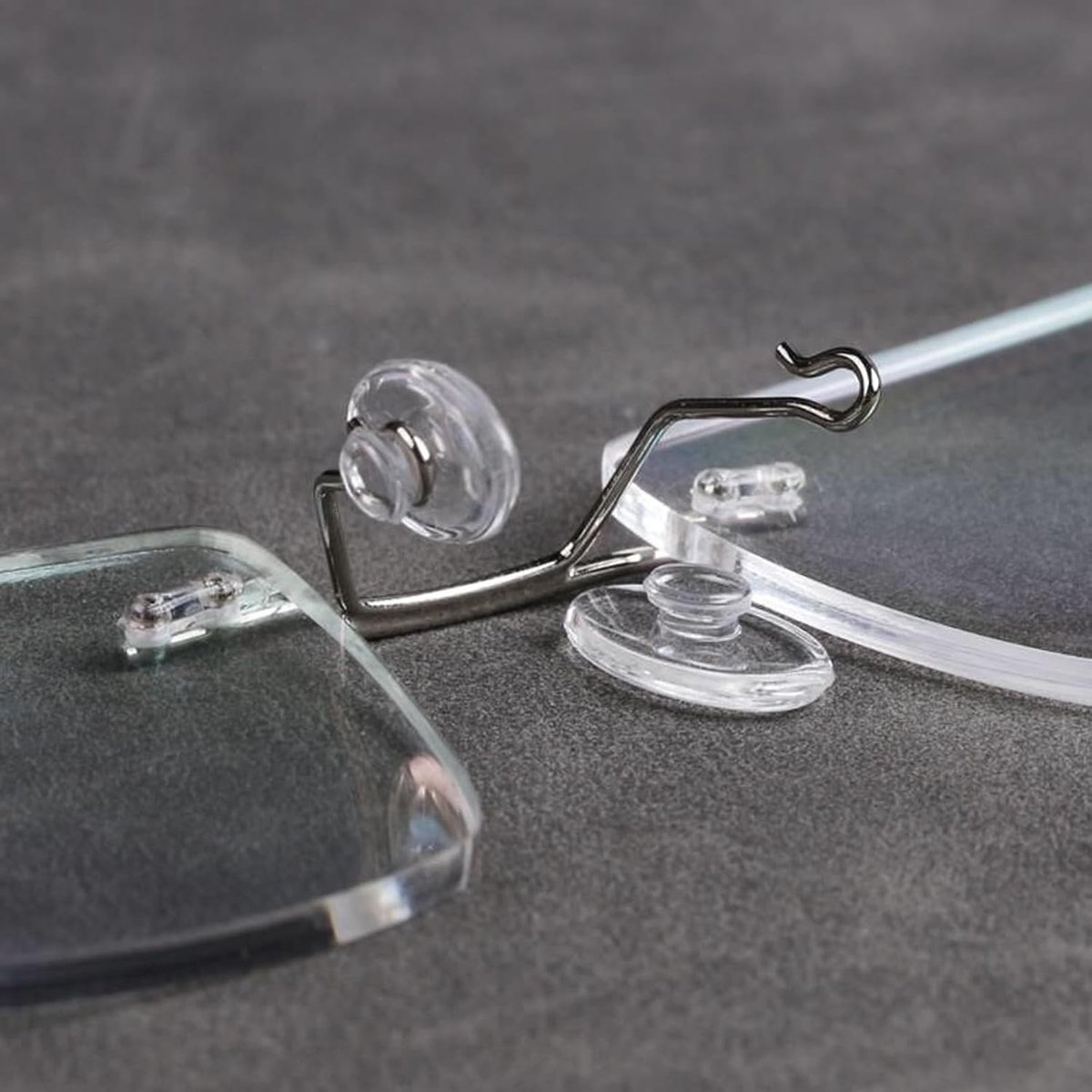 5 Pairs Nose Pads for Glasses Round Pressible Nosepieces, Retractable Nose Pads for Glasses and Sunglasses - ShopVlot
