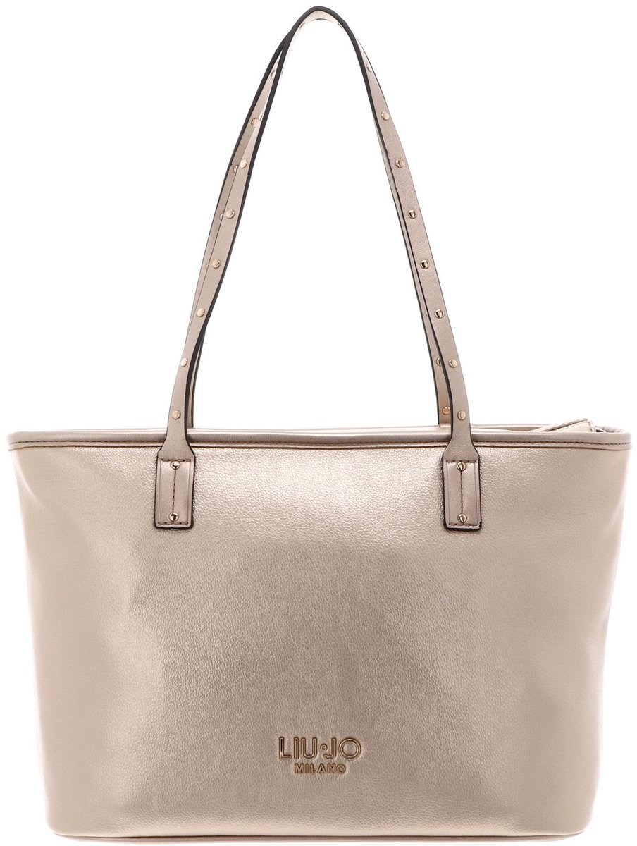 LIU JO handtas schoudertas Evrim Tote Bag Light Gold goudkleurig