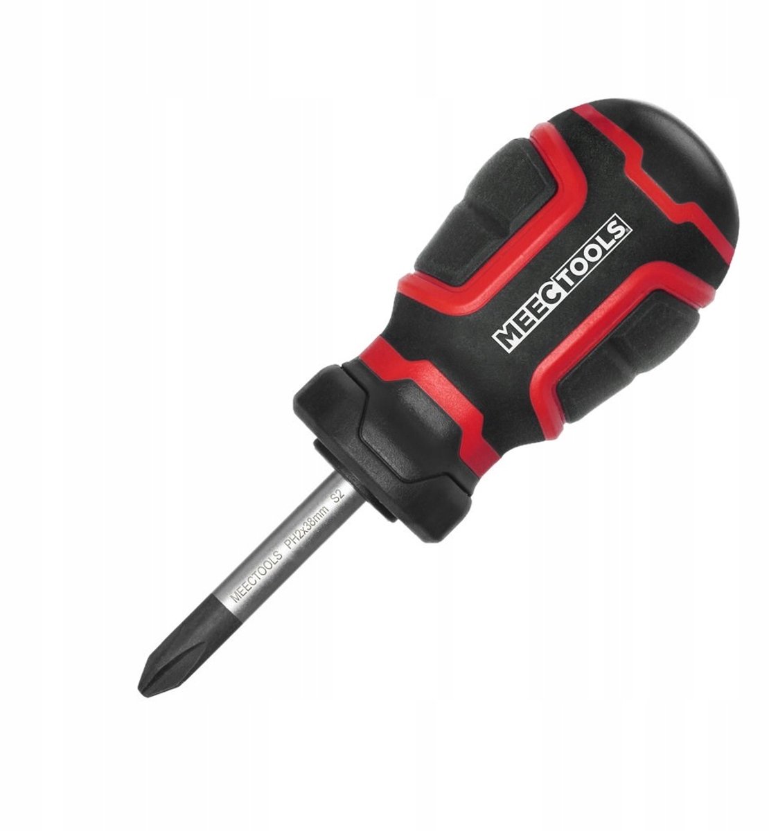 Korte Magnetische Kruiskopschroevendraaier PH2 Stubby - Hoge Kwaliteit S2 Staal